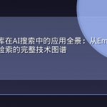 向量数据库在AI搜索中的应用全景：从Embedding到生成式检索的完整技术图谱