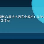 AI搜索引擎核心算法术语完全解析：从RAG到E-E-A-T的GEO概念体系