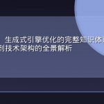 GEO百科：生成式引擎优化的完整知识体系——从基础概念到技术架构的全景解析