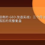 智慧园区招商的 GEO 改造实战：三个月让 AI 助手主动推荐园区的完整复盘